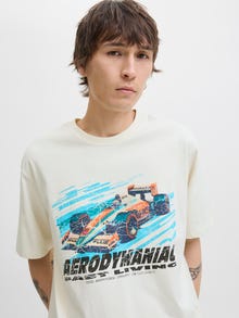 Jack & Jones T-shirts -Antique White - 12283965