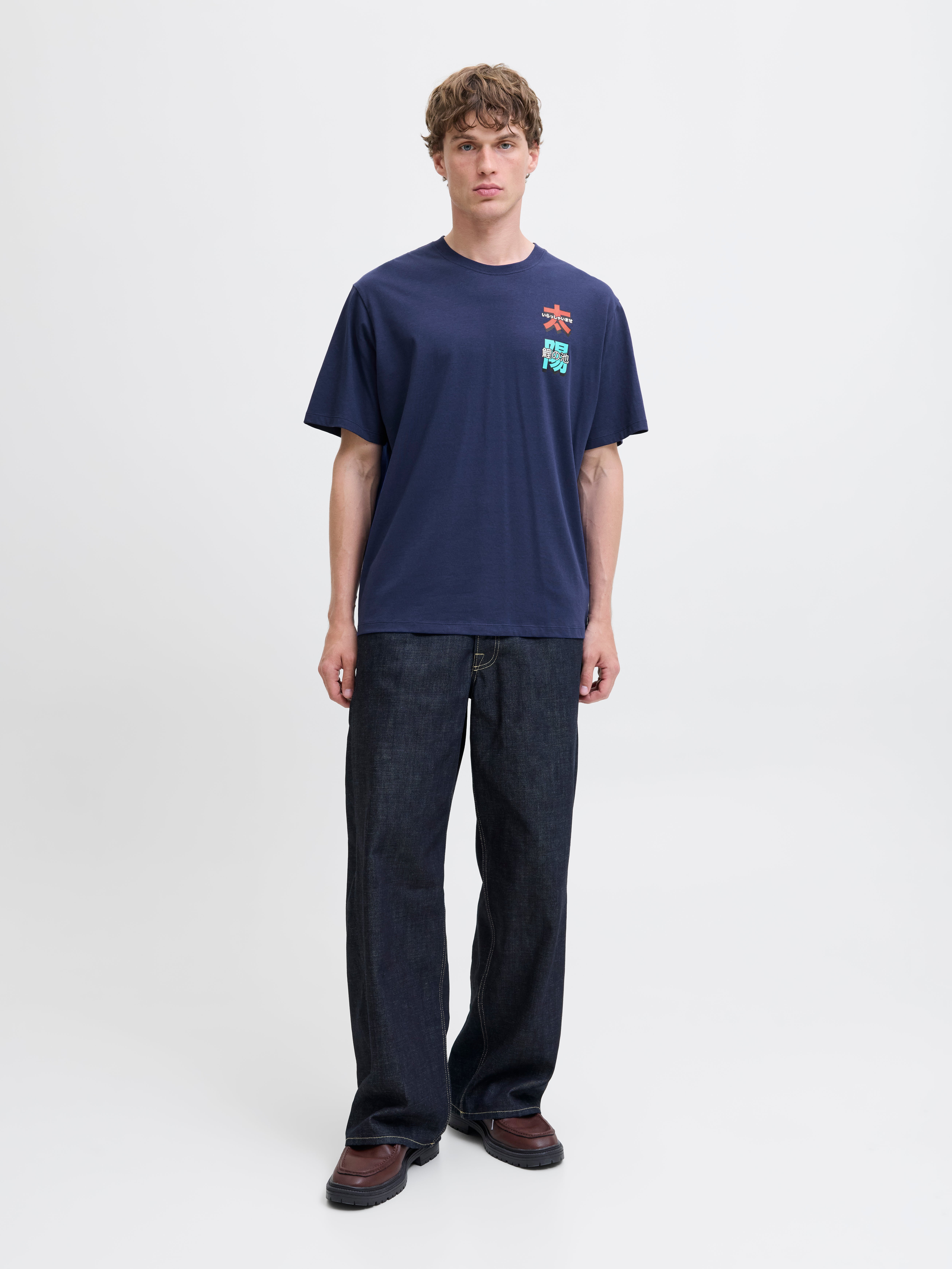 JUMP ONE ネイビー Tシャツ 5．6oz ハイクオリティーTシャツ 5001－01 717 ダーク