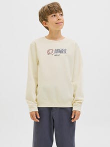 Jack & Jones Dukserice JUNIORE -Sweet Corn - 12284002