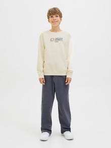 Jack & Jones Dukserice JUNIORE -Sweet Corn - 12284002