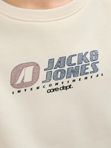 Jack & Jones Dukserice JUNIORE -Sweet Corn - 12284002