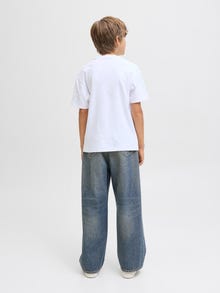 Jack & Jones JJIDAVE JJCOOPER ST 582 LN JNR Wide fit jeans Junior -Blue Denim - 12284021