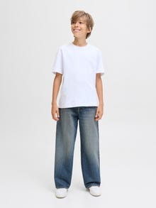 Jack & Jones JJIDAVE JJCOOPER ST 582 LN JNR Wide fit jeans Junior -Blue Denim - 12284021