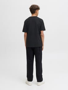 Jack & Jones Тениска МЛАДШИ -Black - 12284052