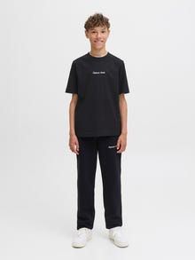Jack & Jones Тениска МЛАДШИ -Black - 12284052