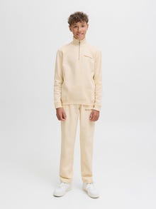 Jack & Jones Relaxed fit trousers Junior -Antique White - 12284054