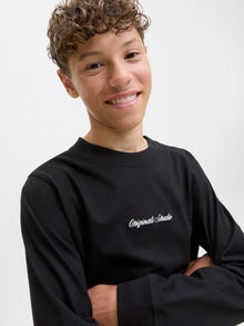Jack & Jones hosszú ujjú póló Ifjúsági -Black - 12284055