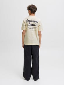 Jack & Jones Camiseta Junior -Antique White - 12284057