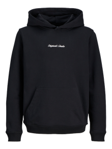 Jack & Jones Bluza z kapturem Junior -Black - 12284062