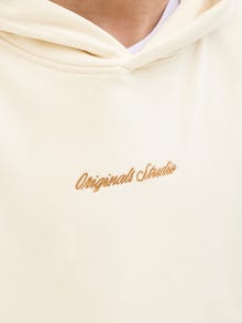 Jack & Jones Hoodie Junior -Antique White - 12284062