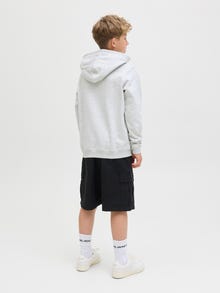 Jack & Jones Hættetrøje Junior -White Melange - 12284062