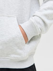 Jack & Jones Bluza z kapturem Junior -White Melange - 12284062