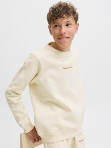 Jack & Jones Дуксерица ЈУНИОРЕ -Antique White - 12284064