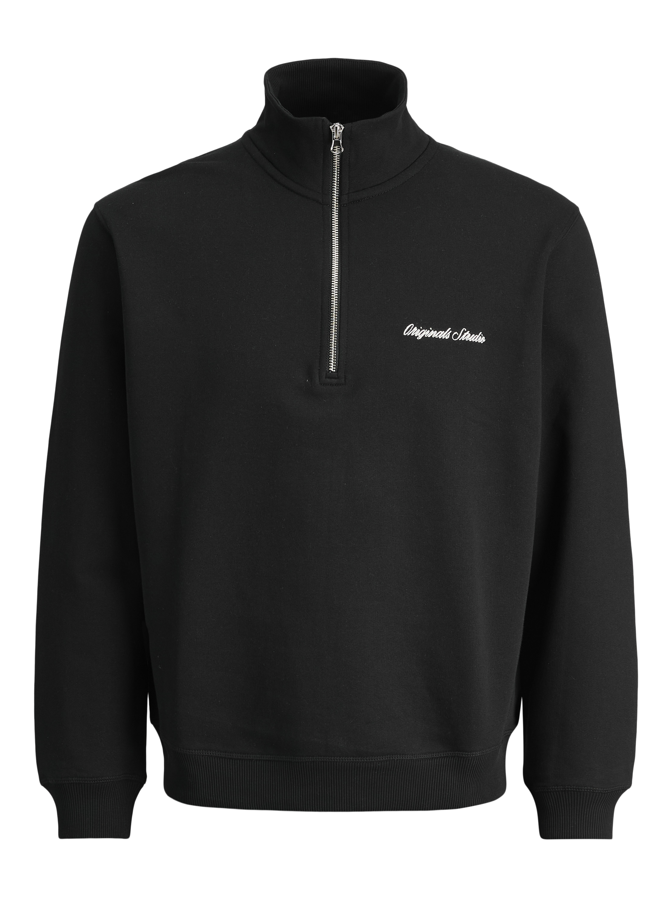 Thumbnail - Sweatshirt Mit Halbem Reißverschluss Junior