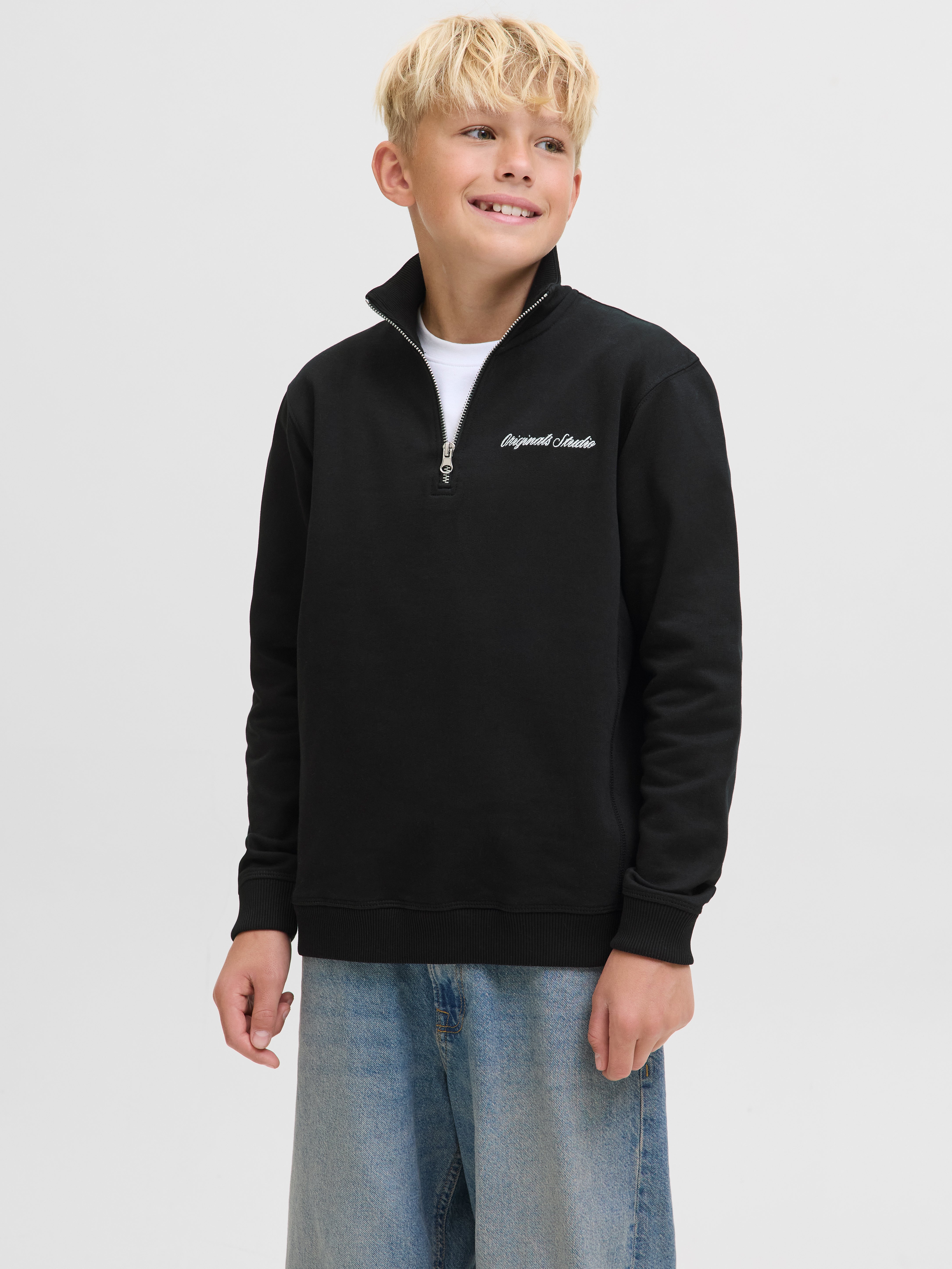Sweatshirt Mit Halbem Reißverschluss Junior