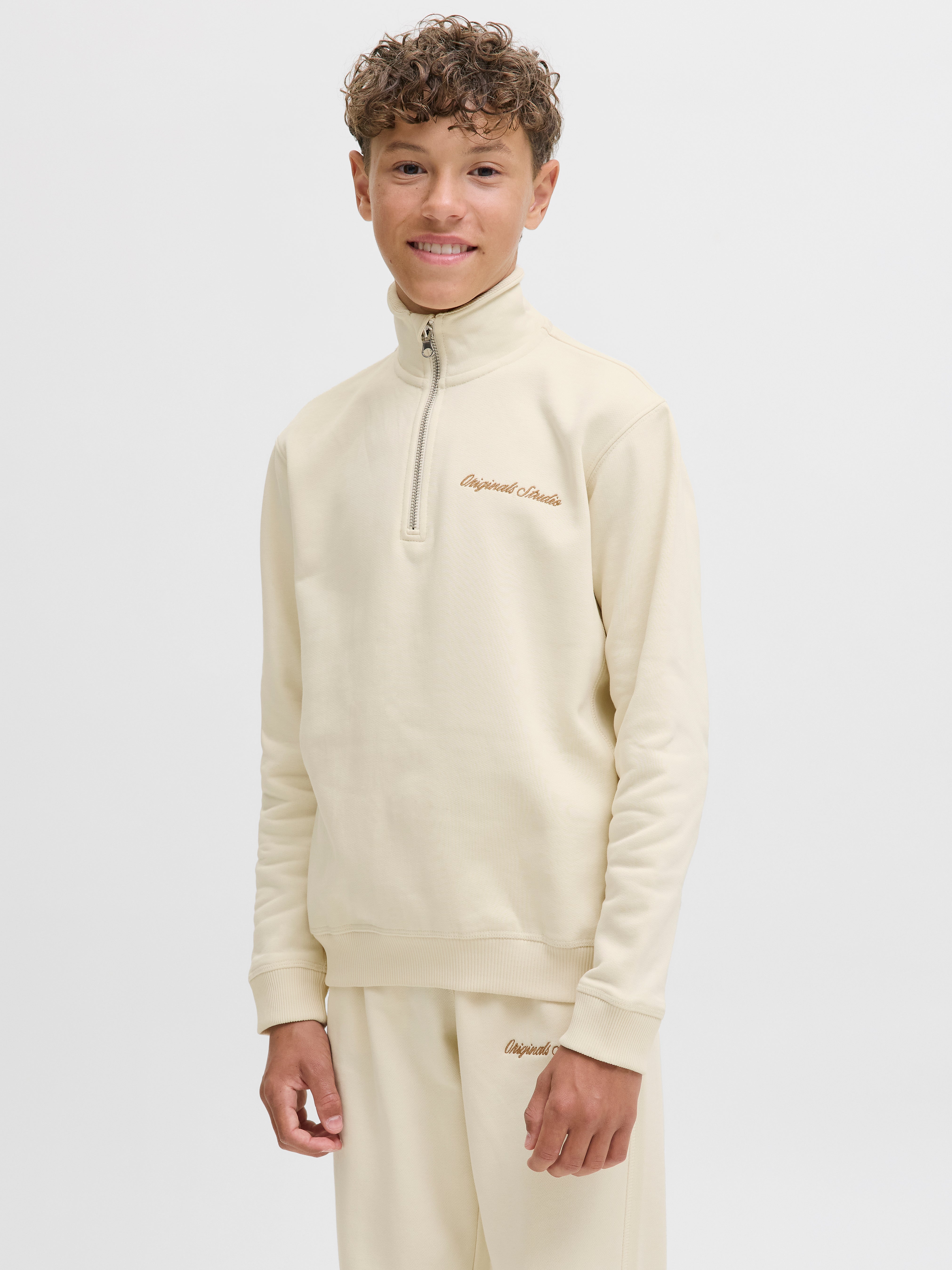 Sweatshirt Mit Halbem Reißverschluss Junior