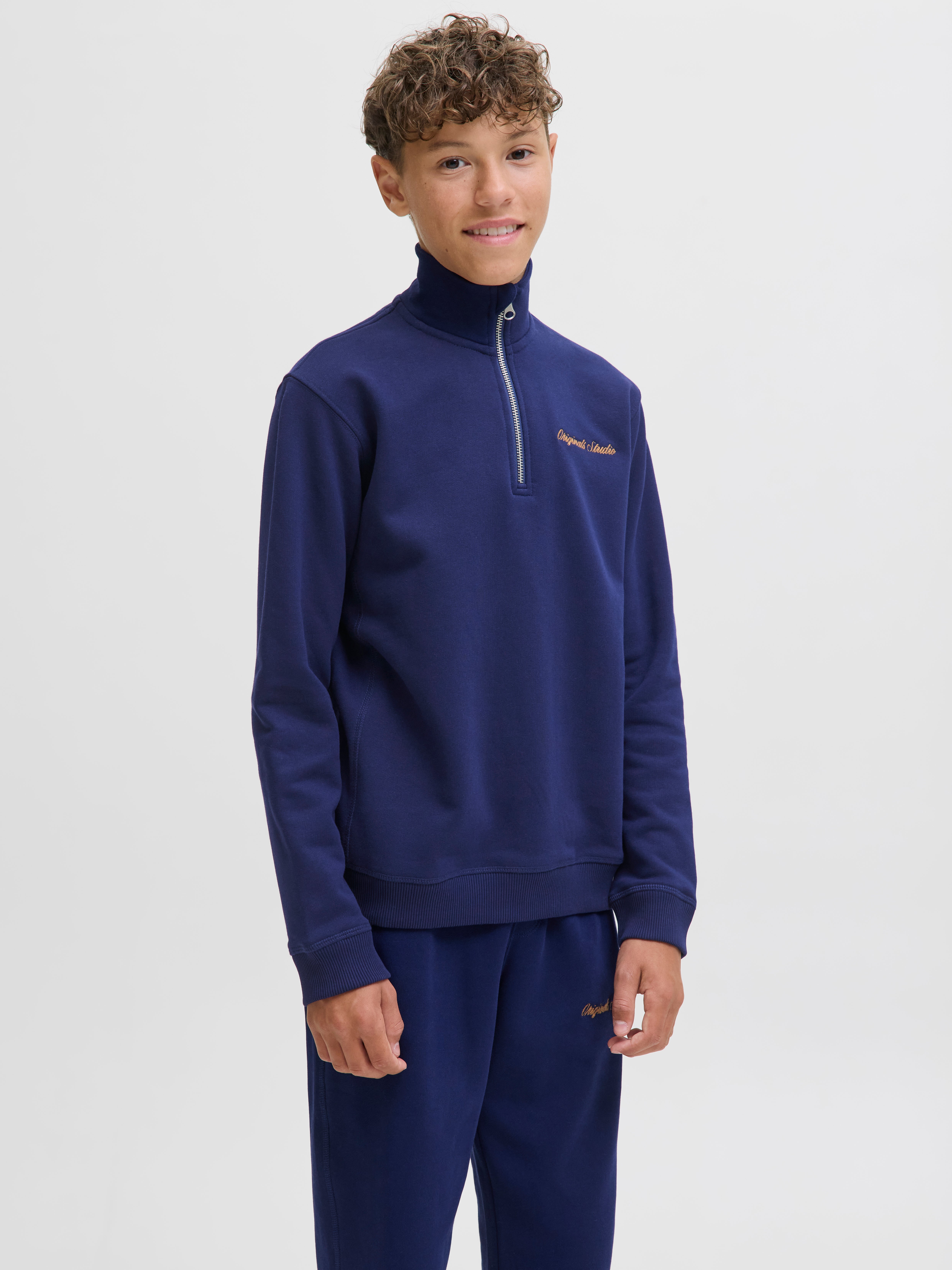 Sweatshirt Mit Halbem Reißverschluss Junior