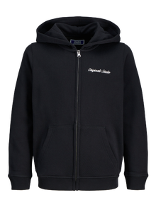 Jack & Jones Bluza z kapturem Junior -Black - 12284068