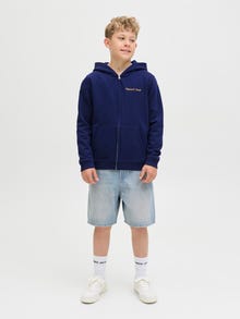 Jack & Jones Hoodie Junior -Ocean Cavern - 12284068