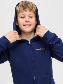 Jack & Jones Hoodie Junior -Ocean Cavern - 12284068