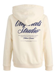 Jack & Jones Hoodie Junior -Antique White - 12284069