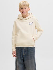 Jack & Jones Hoodie Junior -Antique White - 12284069