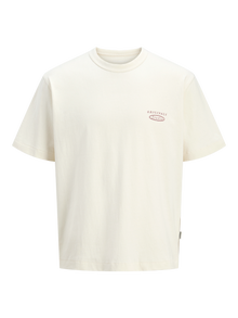 Jack & Jones T-shirt Junior -Antique White - 12284087