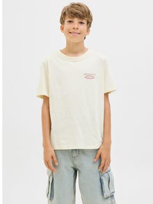 Jack & Jones T-shirt Junior -Antique White - 12284087
