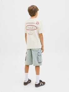 Jack & Jones T-shirt Junior -Antique White - 12284087