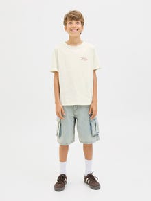 Jack & Jones T-shirt Junior -Antique White - 12284087
