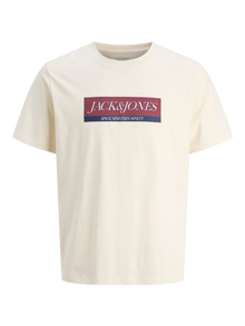 Jack & Jones Camiseta Junior -Antique White - 12284105