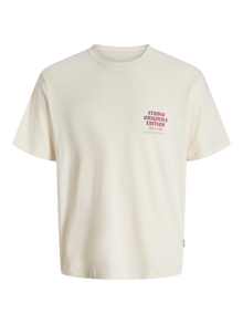 Jack & Jones T-shirt Junior -Antique White - 12284113