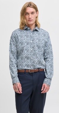 MrDoubleCollar Camicia Oxford Slim Fit Uomo Con Doppio Polsino – Blu, Manica Lunga, 80% Cotone, Include Gemelli In Metallo, Taglie Da M A XXL - 3
