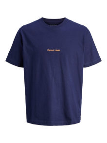 Jack & Jones Plus Size T-shirt -Ocean Cavern - 12284161