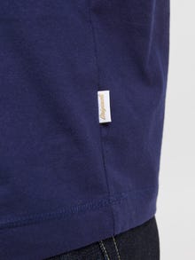 Jack & Jones Standardlõige Kinnine kaelus Pluss-suurus T-särk -Ocean Cavern - 12284161