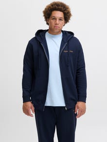 Jack & Jones Plus Size Hoodie -Ocean Cavern - 12284162