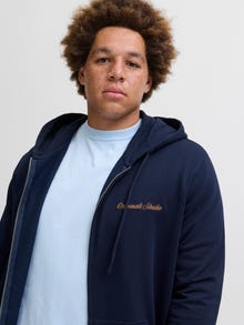 Jack & Jones Plus Size Hoodie -Ocean Cavern - 12284162