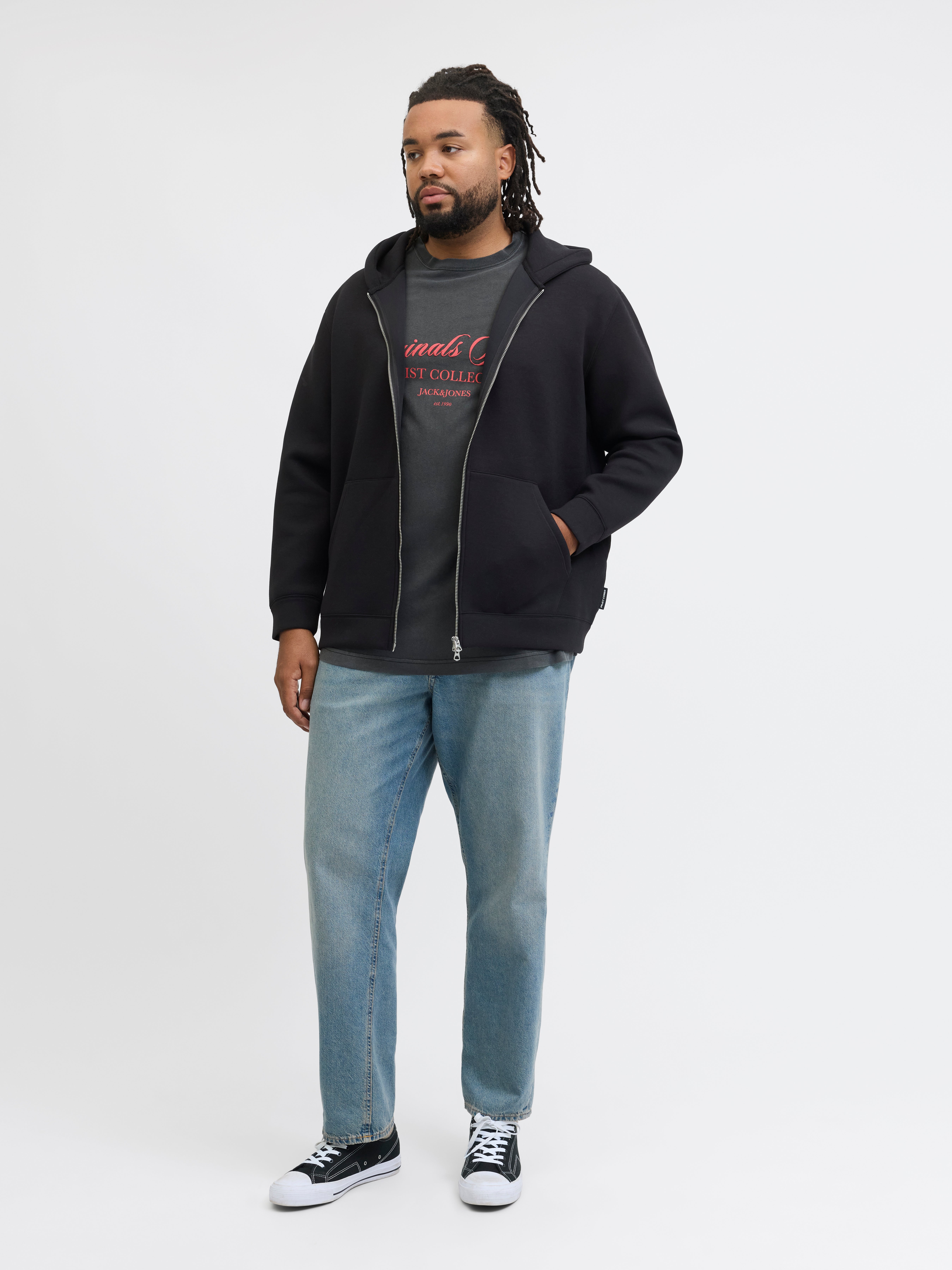 Thumbnail - Plus Size Kapuzenjacke