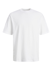 Jack & Jones 5-pak Ensfarvet T-shirt -White - 12284199
