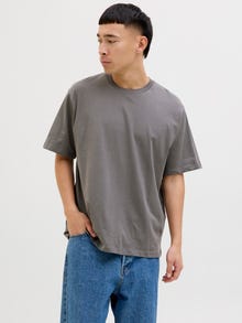 Jack & Jones 5-pak Ensfarvet T-shirt -White - 12284199