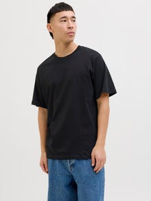 Jack & Jones 5-pak Ensfarvet T-shirt -White - 12284199