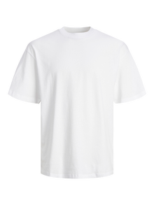 Jack & Jones 5-pack Enfärgat T-shirt -White - 12284199
