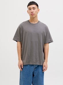 Jack & Jones 5-pack Enfärgat T-shirt -White - 12284199