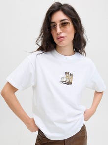 JJXX JXCANA T-skjorte -Bright White - 12284332