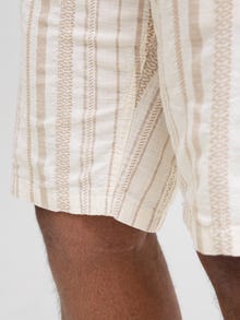 Jack & Jones Plius Laisvas kirpimas Šortai -Ecru - 12284377