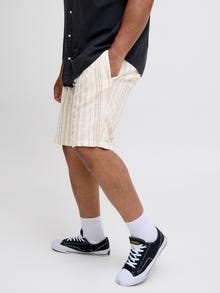 Jack & Jones Plius Laisvas kirpimas Šortai -Ecru - 12284377