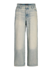 Jack & Jones JJIRON JJORIGINAL AM 888 JNR Baggy džinsai Jaunimui -Blue Denim - 12284552