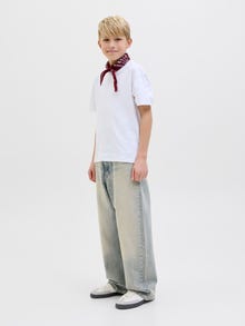 Jack & Jones JJIRON JJORIGINAL AM 888 JNR Baggy džinsai Jaunimui -Blue Denim - 12284552