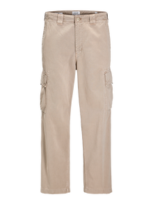 Jack & Jones Pantalon à jambe large Junior -Plaza Taupe - 12284554
