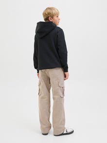 Jack & Jones Pantalon à jambe large Junior -Plaza Taupe - 12284554